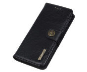 KHAZNEH Motorola Moto G54 Plånboksfodral - Svart