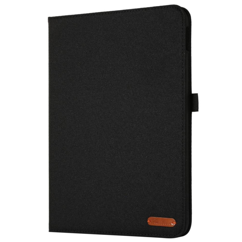 For iPad 10.9 (2022) Tablet Case Cover Cloth Texture - Black
