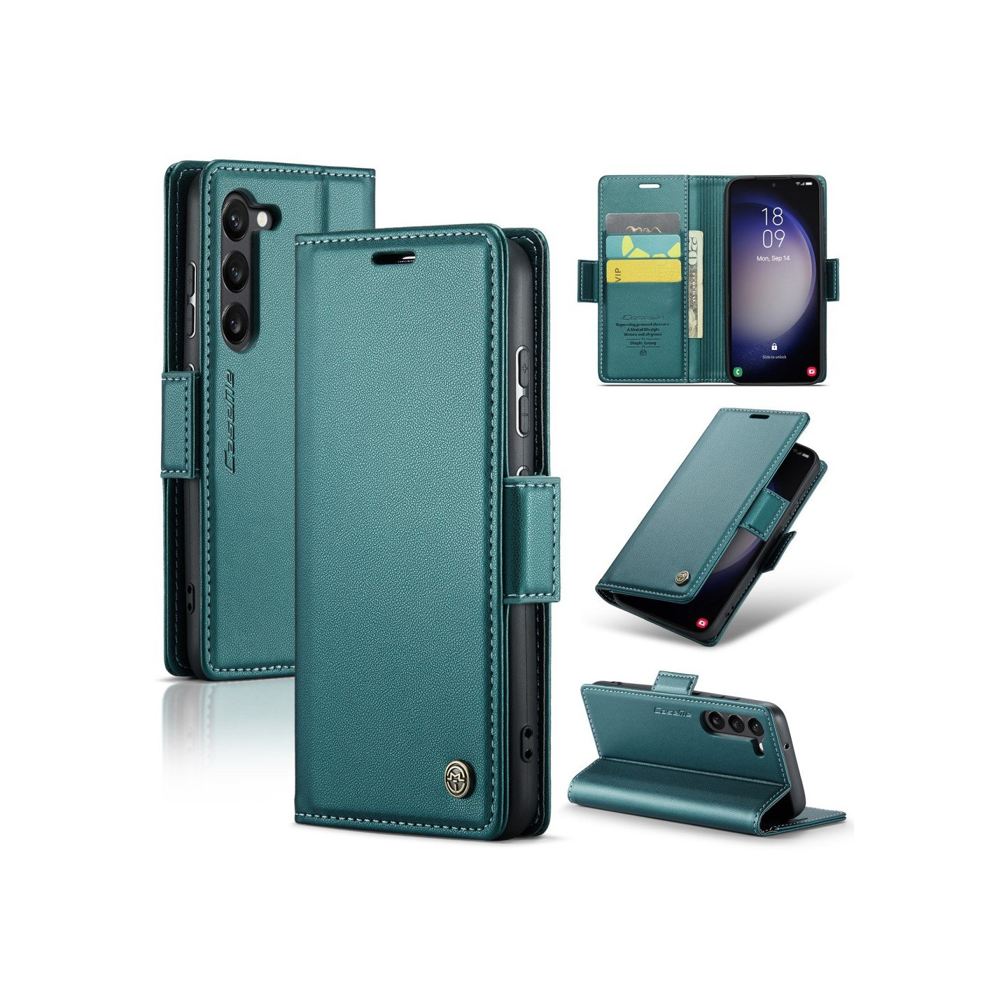 CASEME Retro Lompakkokotelo Samsung Galaxy S24