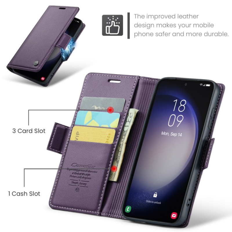 CASEME Retro Wallet Case for Samsung Galaxy S24