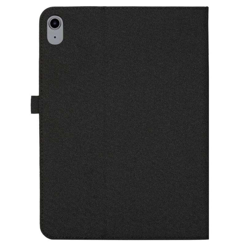 For iPad 10.9 (2022) Tablet Case Cover Cloth Texture - Black