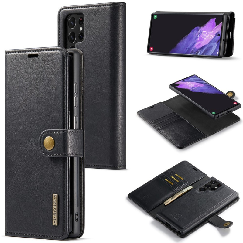 DG.MING for Samsung Galaxy S24 Ultra Detachable 2 - in - 1 Wallet Cover