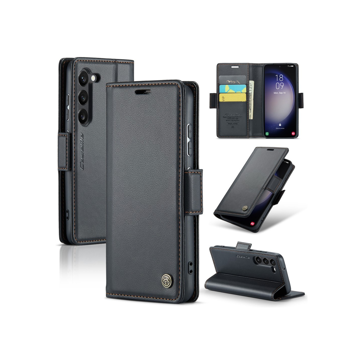 CASEME Retro Pung Taske til Samsung Galaxy S24