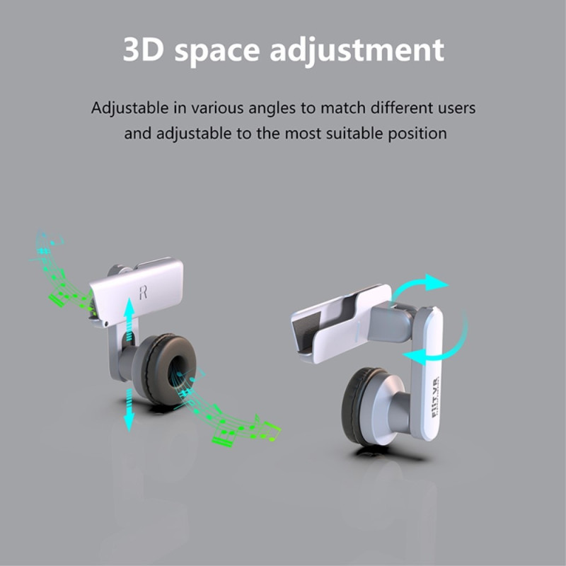 Meta Quest 3 VR Hovedbøjle Frontbeskyttelse høreværn