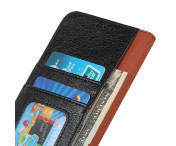 Motorola Moto G54 Plånboksfodral Textured Split - Svart