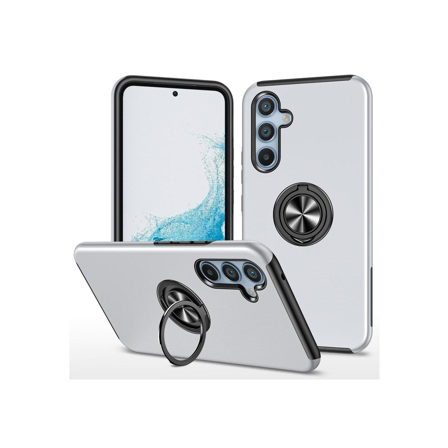 Samsung Galaxy S24 / S25 Fingerring Kickstand Hybrid Taske