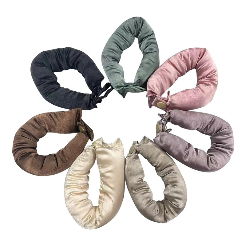 Overnight Hair Curler Bun Maker Curling Tool med hårbeskyttelse