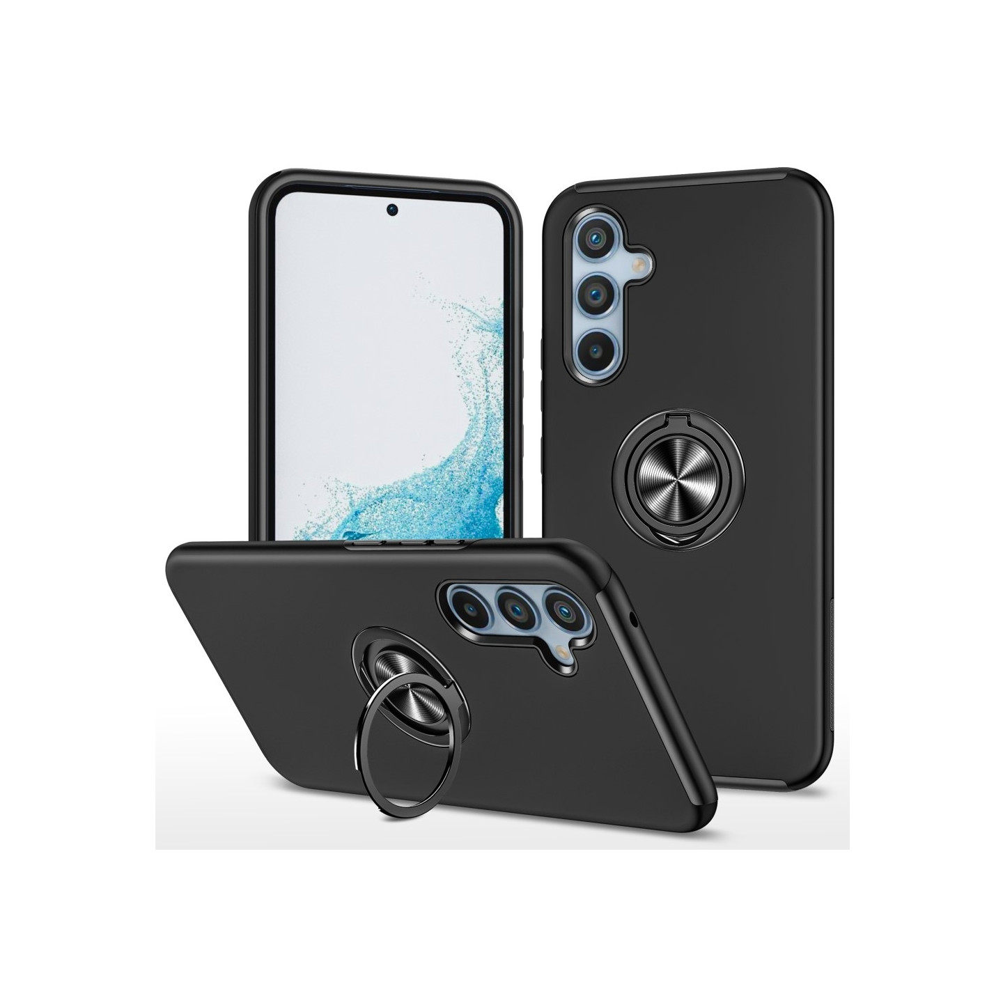 Samsung Galaxy S24+ Fingerring Kickstand Hybrid Taske