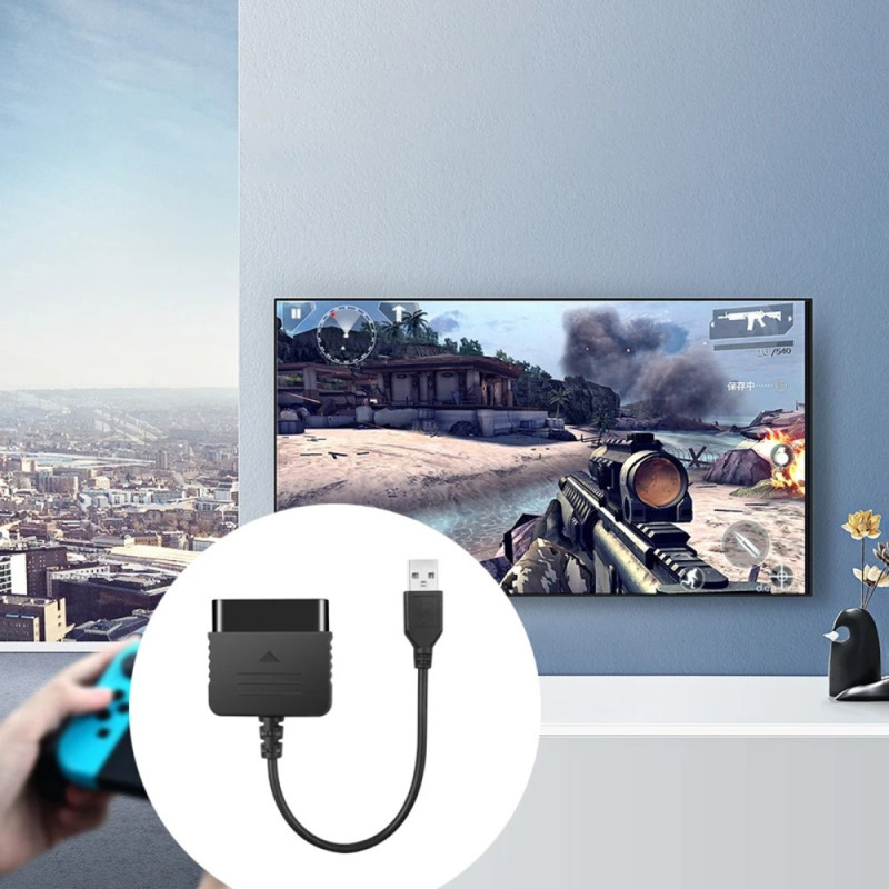 Adapter for Sony PS1 PS2 Game Controllers to PS3 PC Converter