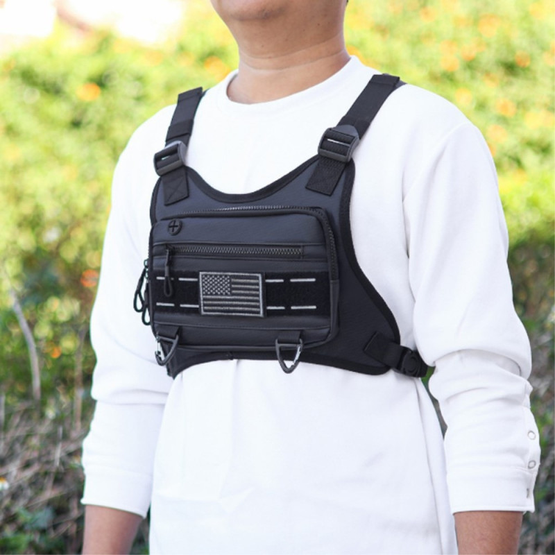 Tactical Vest Tactical Vest Chest Belly Bag 600D Fabric