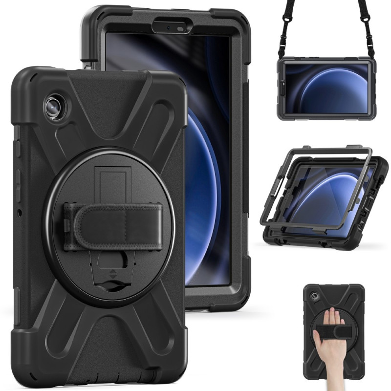 For Samsung Galaxy Tab A9 Case Kickstand Tablet Cover with Shoulder Strap