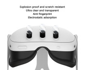Oculus Meta Quest 3 VR WOLMTT Lens Protector härdat glas film