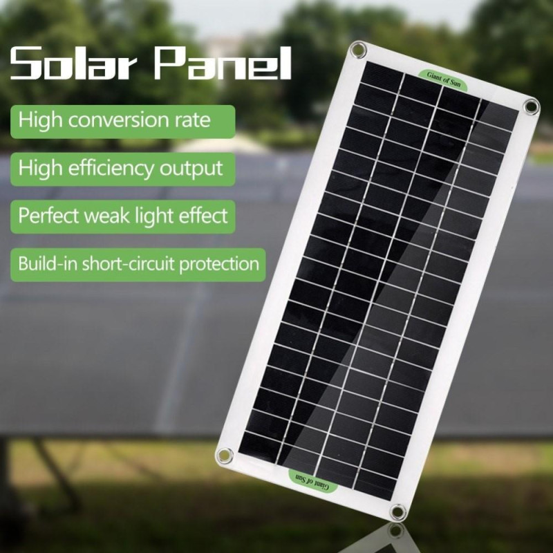 30W Portable Solar Panel Solar Charge Controller for Car Boat Camping