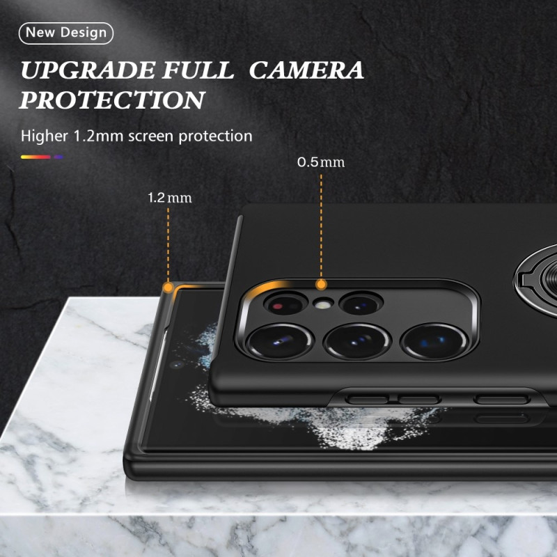 Samsung Galaxy S24 Ultra Finger Ring Kickstand Hybrid Case