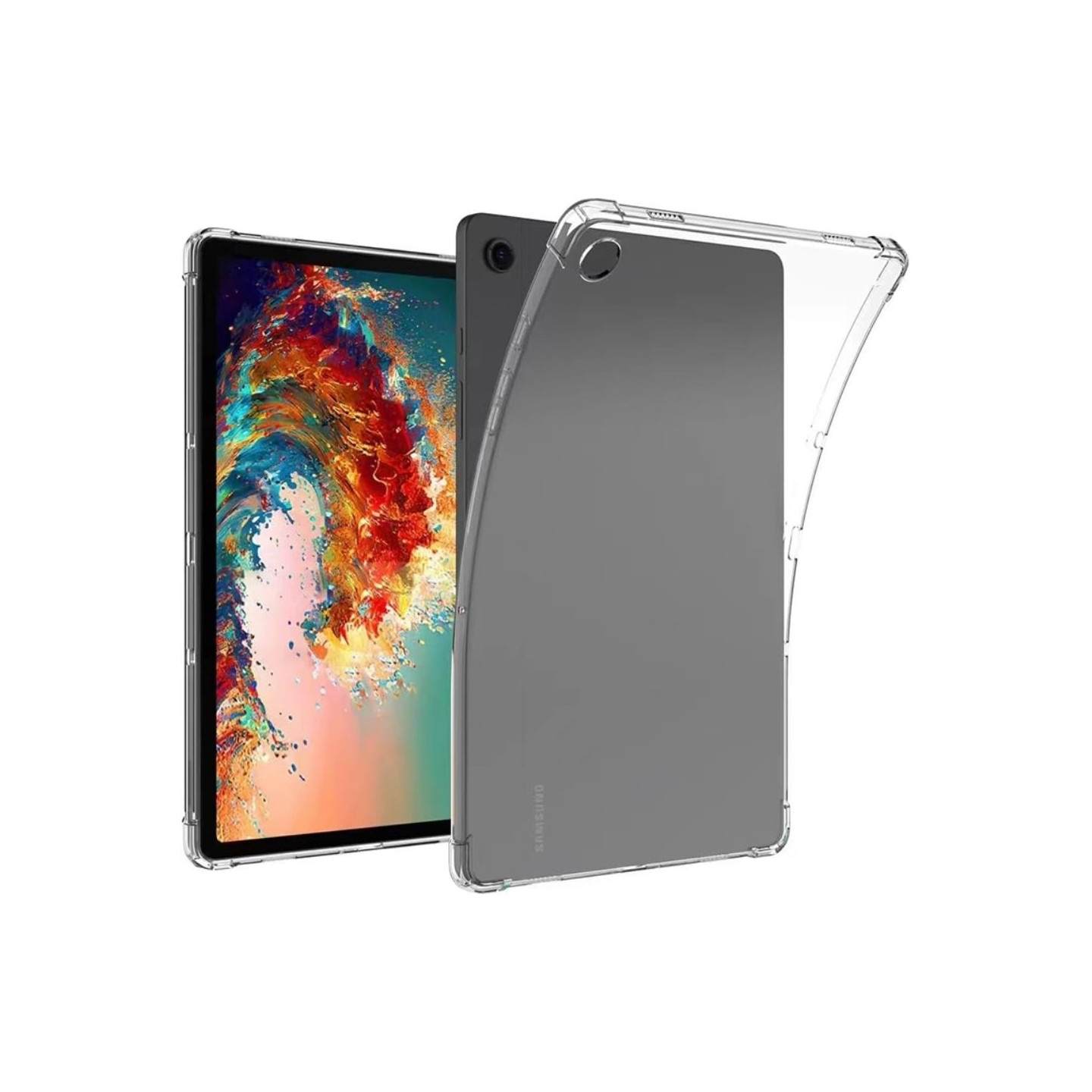 For Samsung Galaxy Tab A9+ Case Clear TPU Tablet Cover