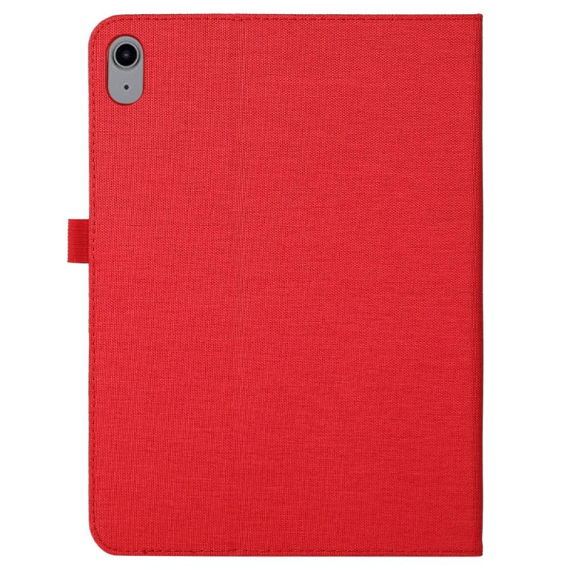 Apple iPad 10.9 2022 Sammenleggbart deksel Kortholder Stofftekstur - Rød