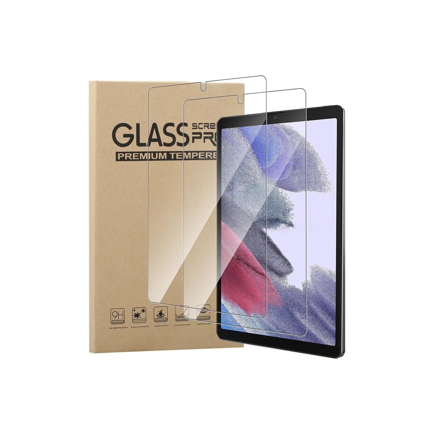2 kpl Samsung Galaxy Tab A9 Näytönsuojakalvo Lasi
