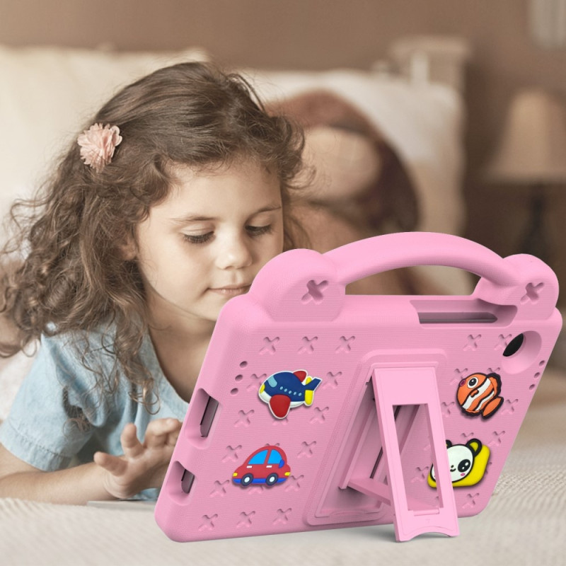 Til Samsung Galaxy Tab A9 EVA Foam Stativdeksel - Rosa