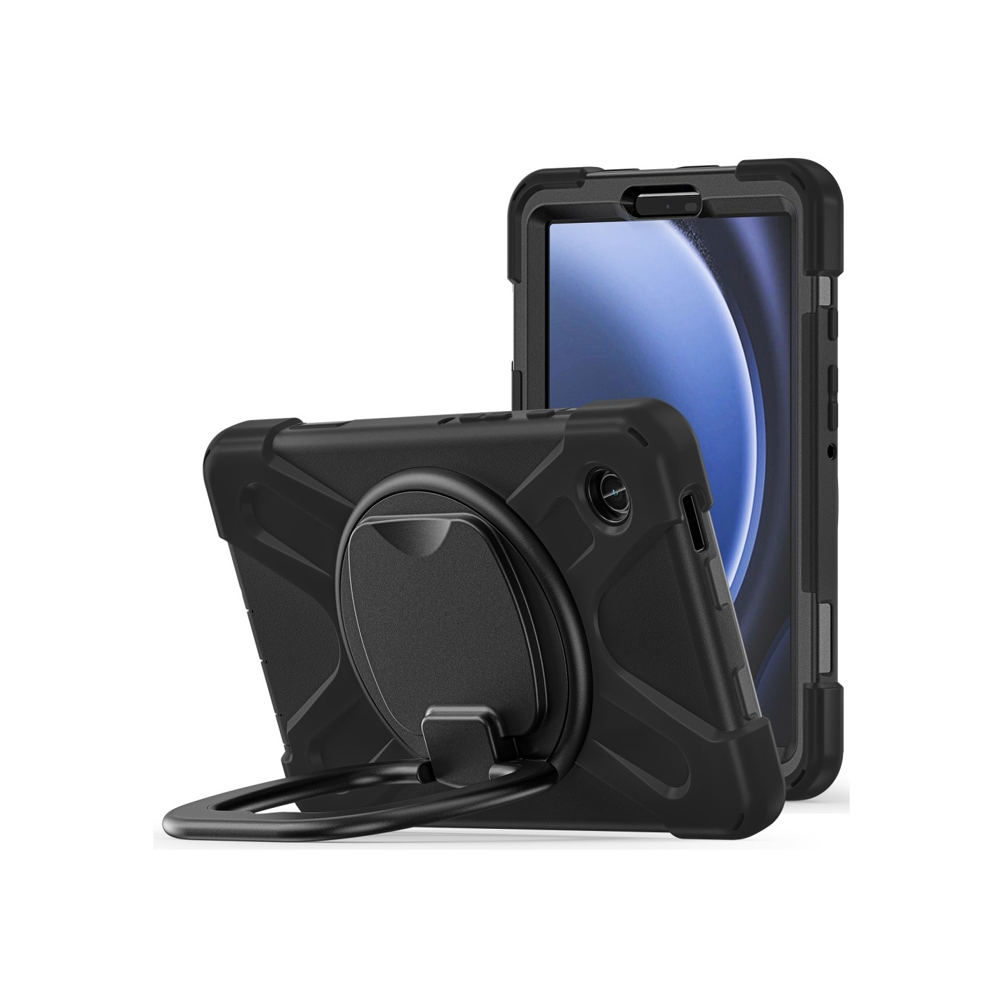 Samsung Galaxy Tab A9 Kuori PC+Silikoni Tablettisuojus