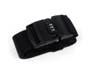 Stöldskydd Rem För Bagage Resväska Lösenord Säkert Lås - Svart