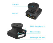 Mini 1080P Full HD DVR Minikamera Bärbar Spionkamera Kamera