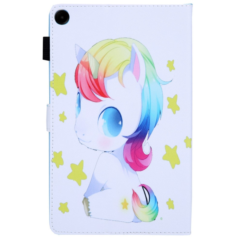 Samsung Galaxy Tab A9 Sammenleggbart Veske Kortholder - Babyhest