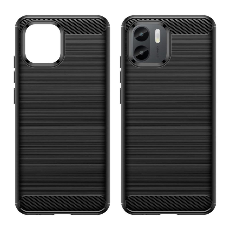 For Xiaomi Redmi A1 4G Carbon Fiber Texture TPU Cover