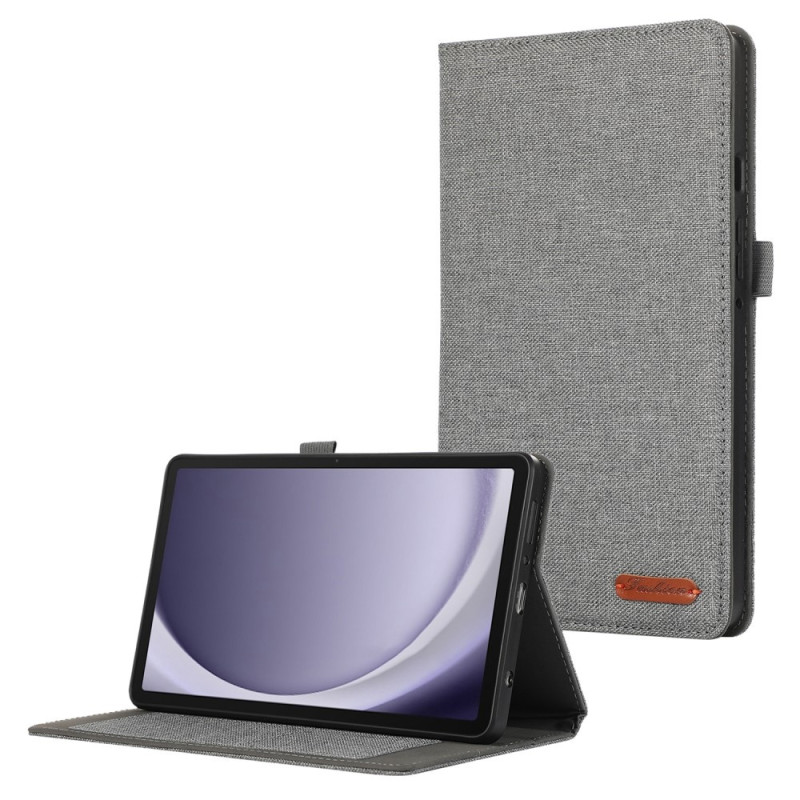 Samsung Galaxy Tab A9+ Sammenleggbar veske kortholder Stofftekstur