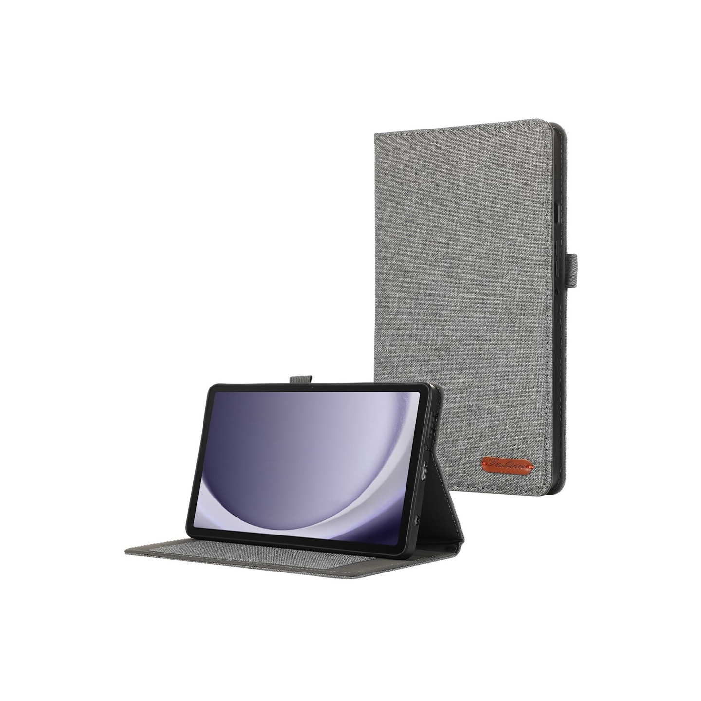 For Samsung Galaxy Tab A9+ Tablet Case Cloth Texture Folio Stand