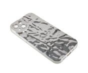 Till iPhone 15 TPU-skal Elektropläterad Rynkad - Silver