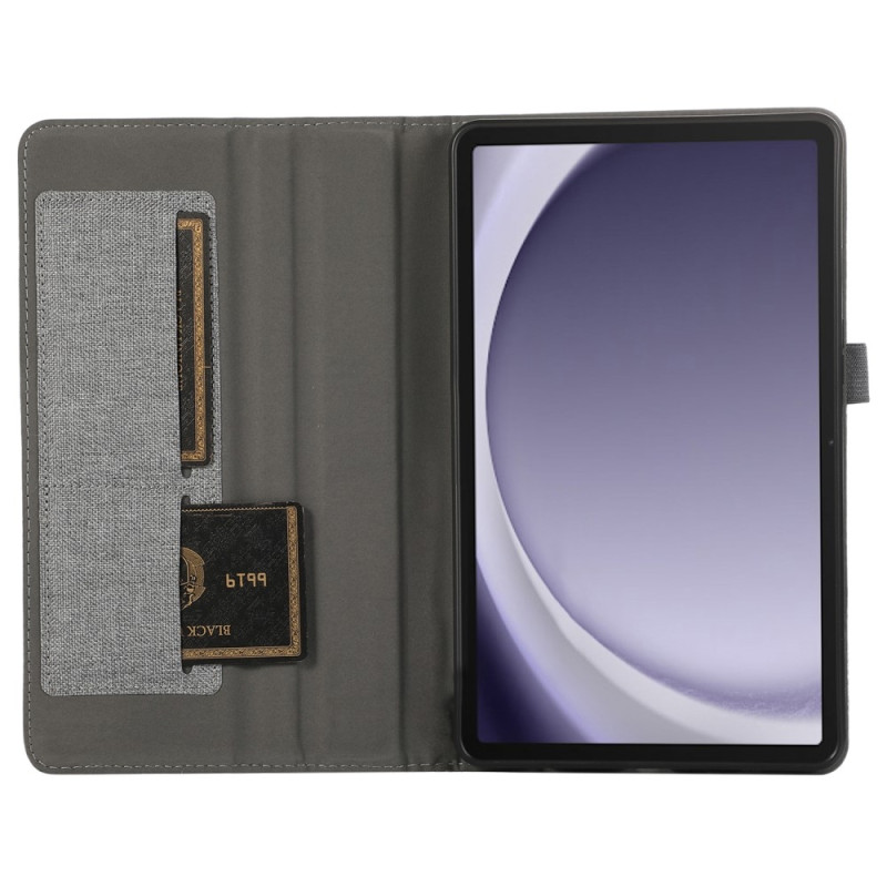 For Samsung Galaxy Tab A9 Tablet Case Cloth Texture Folio Stand
