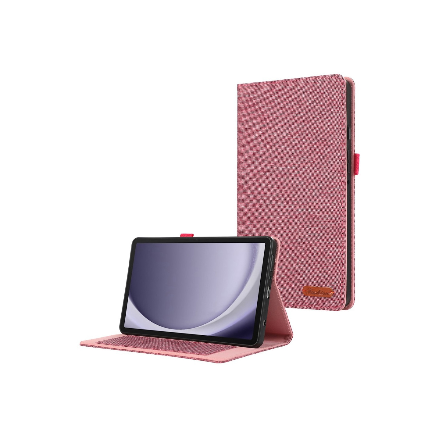 For Samsung Galaxy Tab A9+ Tablet Case Cloth Texture Folio Stand