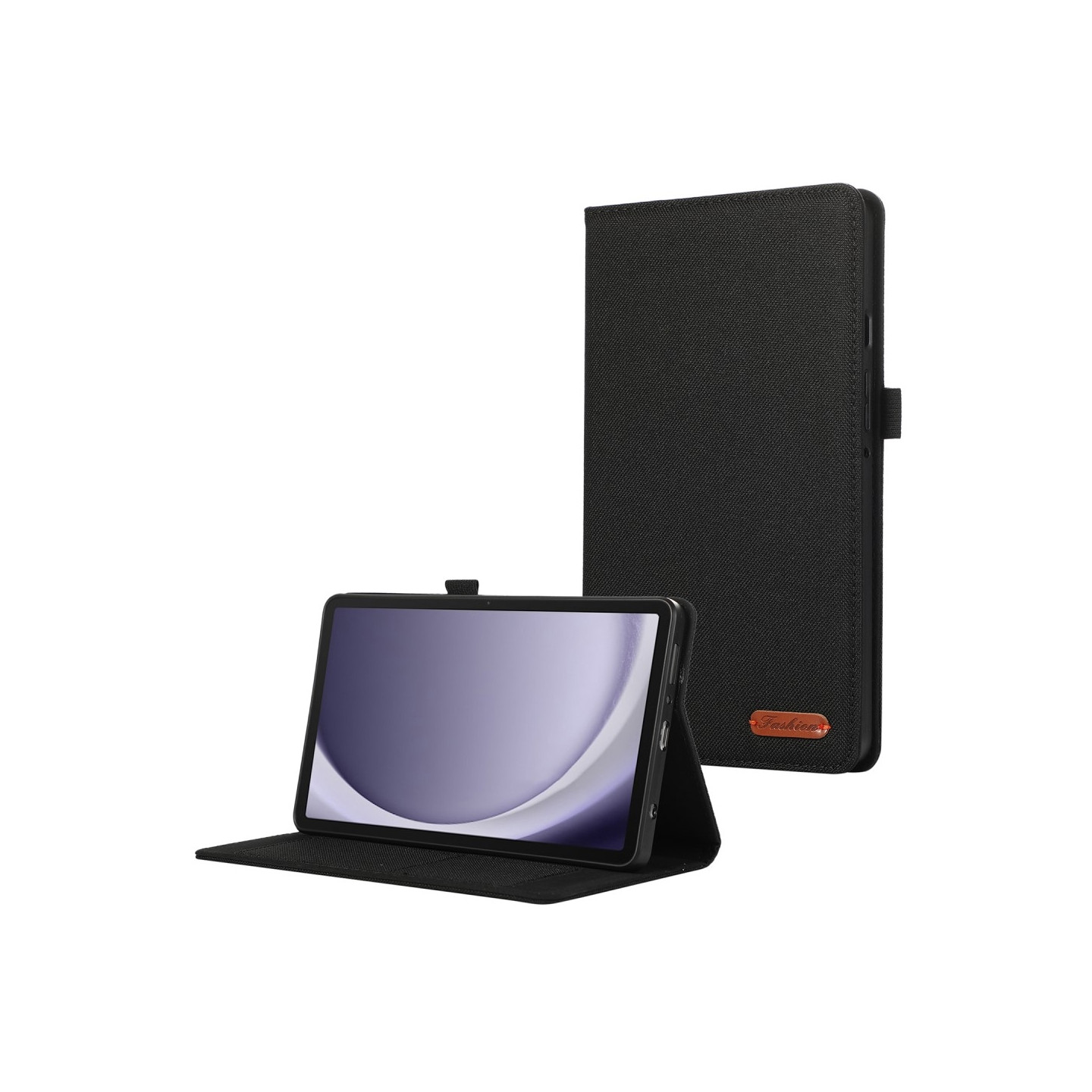 For Samsung Galaxy Tab A9+ Tablet Case Cloth Texture Folio Stand