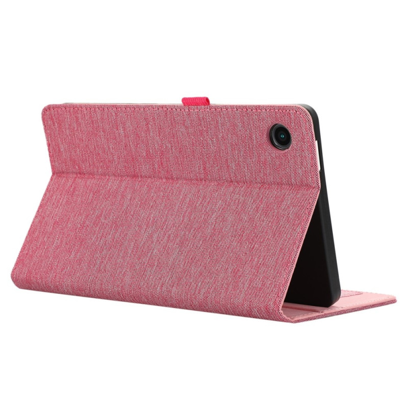 Samsung Galaxy Tab A9+ Sammenleggbar veske kortholder Stofftekstur