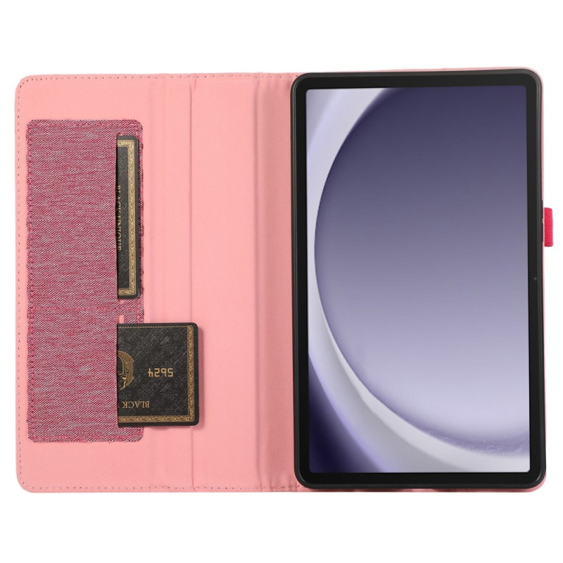 For Samsung Galaxy Tab A9 Tablet Case Cloth Texture Folio Stand