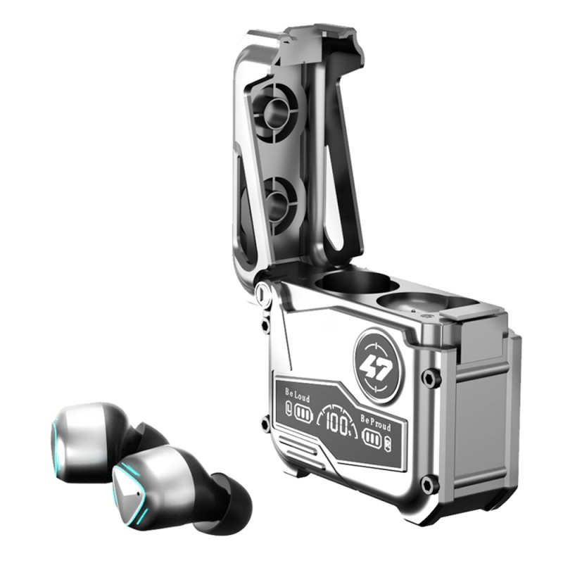 MK47 Mechanical Gaming Bluetooth In - ear Headset - Sølv