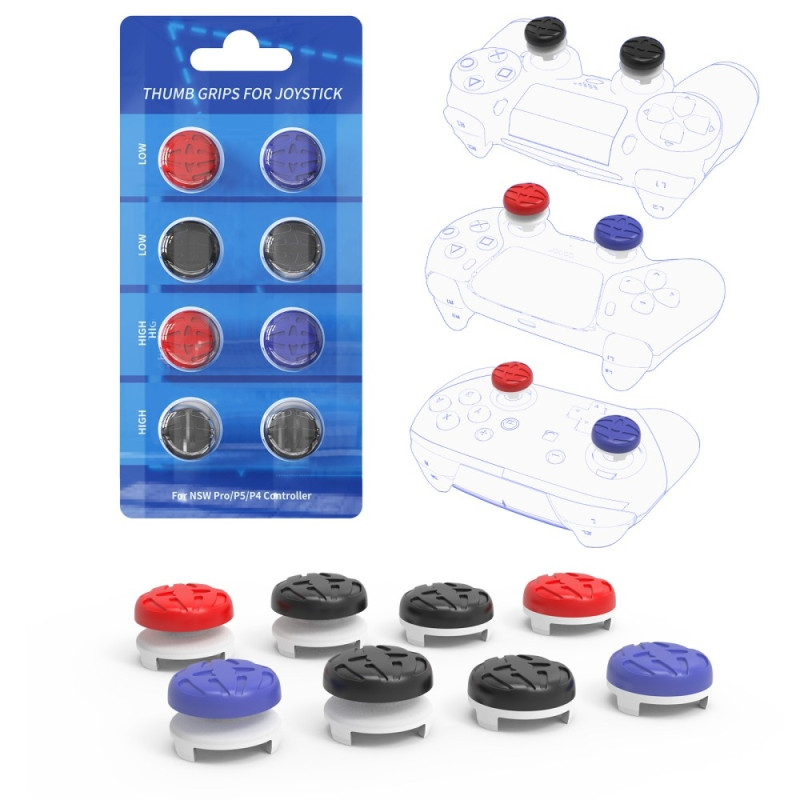 8Pcs For PS5 / PS4 / Switch Pro Controller Rocker Button