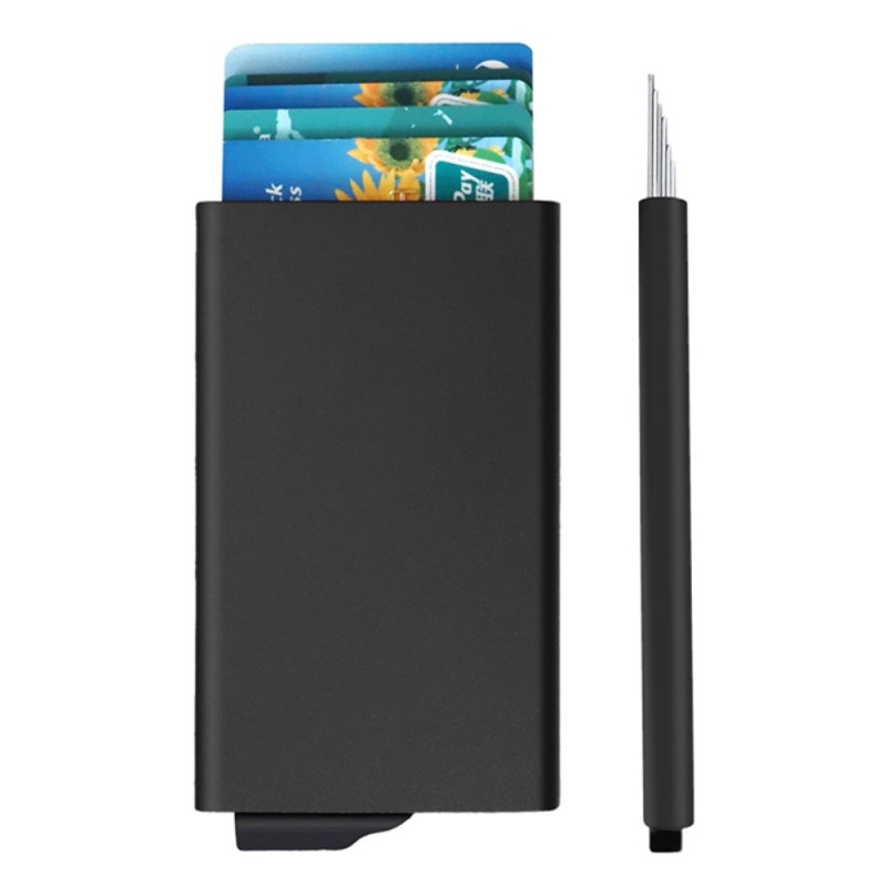 Card Case RFID Block Credit Card ID Card Holder Pop Up Design