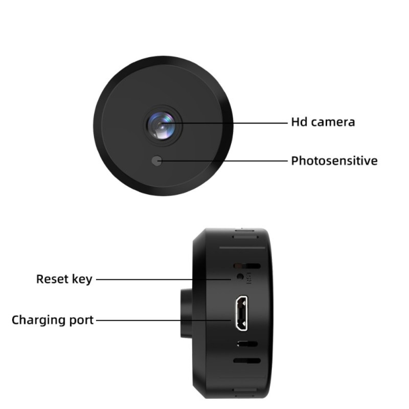 X16 batterifri minikamera trådløst WiFi - kamera