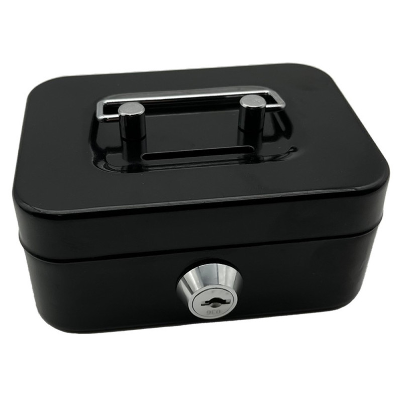 Rahalaatikko Metallinen Turvalukkolaatikko Lukittava Kolikkopankki Kannettava Pieni Kolikkoturvallinen