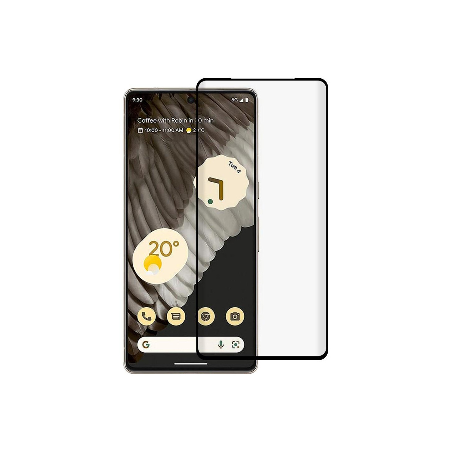 Google Pixel 7 Pro herdet glass med full dekning