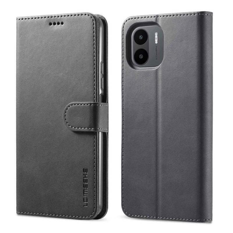 LC.IMEEKE Wallet Case for Xiaomi Redmi A1 - Black