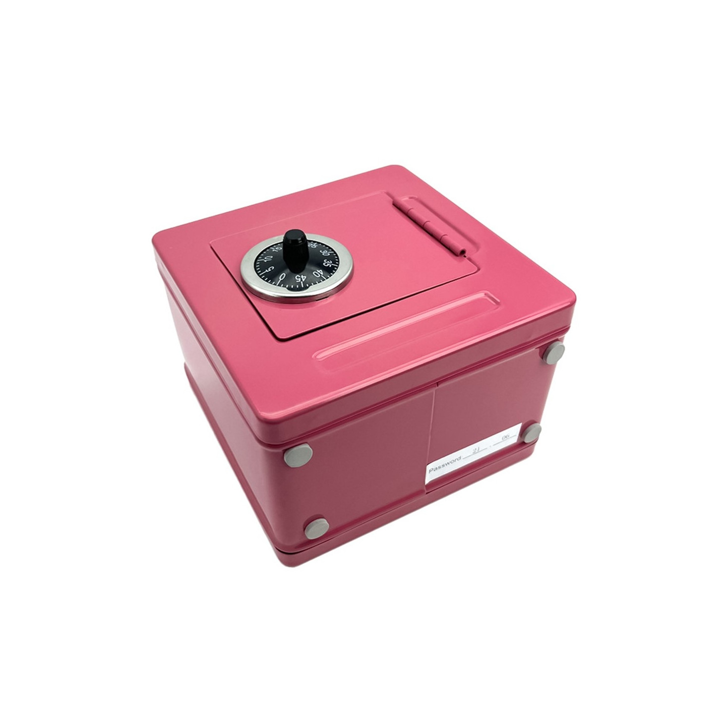 Safe Box med Kodelås Sikkerhetsboks - Rosa