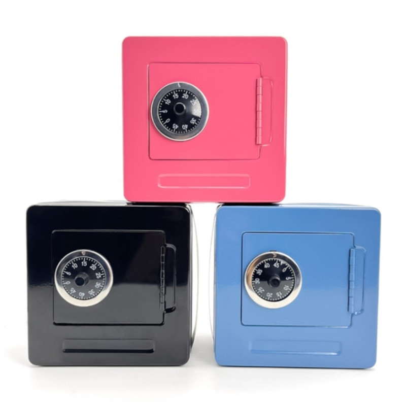 Safe Box med Kodelås Sikkerhetsboks - Rosa