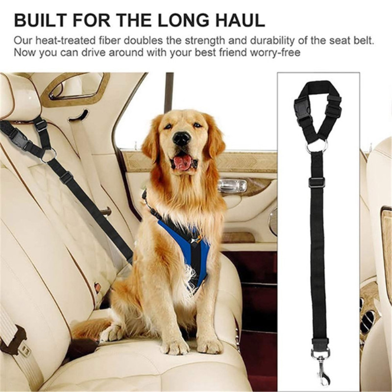 Dog belt for car adjustable dog harness Car belt Pet leash