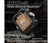 INVA-S Mecha Style In-Ear hörlurar Bluetooth 5.3 trådlösa - Silver