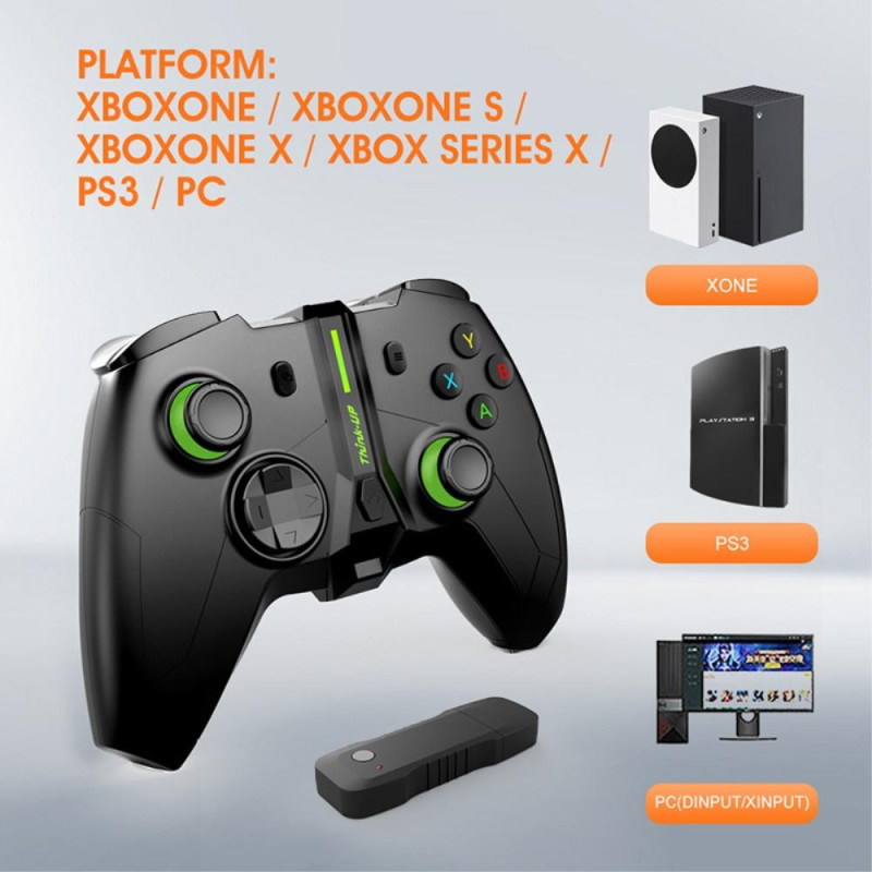 Gamepad Joystick Trådløs spillkontroller for Xbox One PC Windows