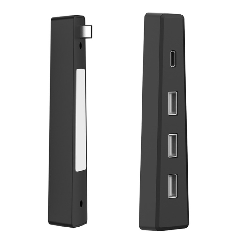 DOBE for PS5 Slim Game Console Hub Adapter USB 2.0 Docking Station Splitter