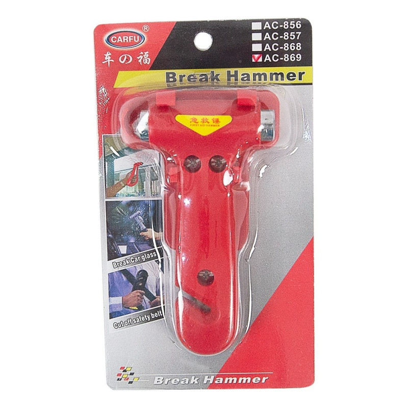 Car hammer Window switch Emergency hammer Belt knife
