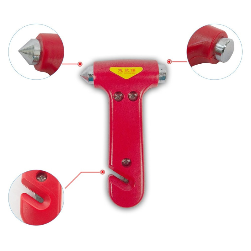 Car hammer Window switch Emergency hammer Belt knife